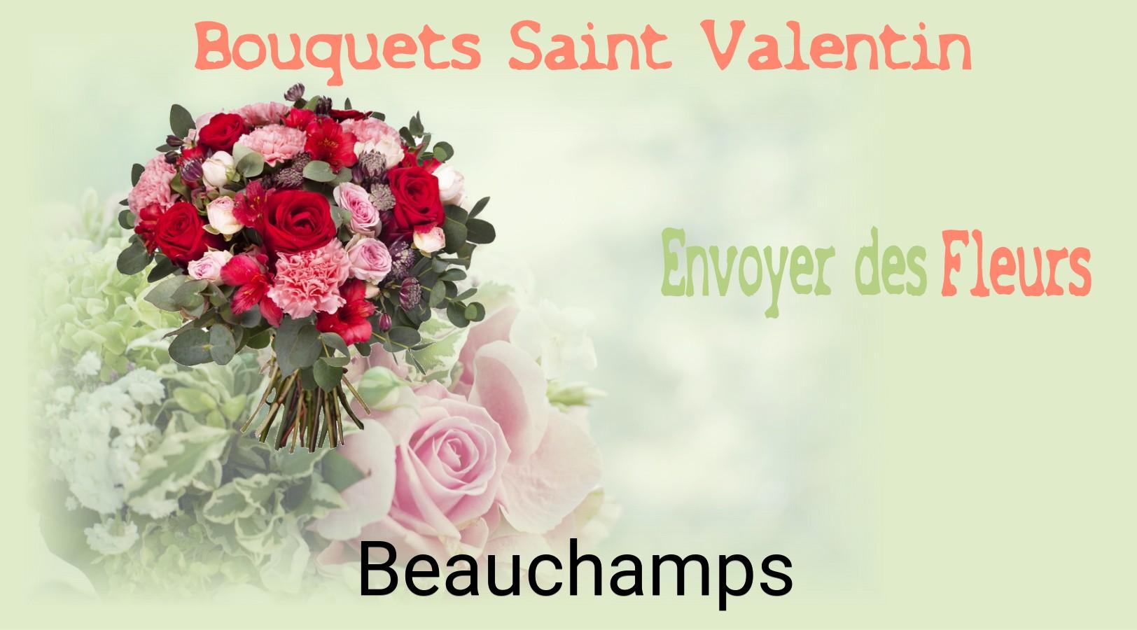 Roses de Saint-Valentin livrées à Beauchamps